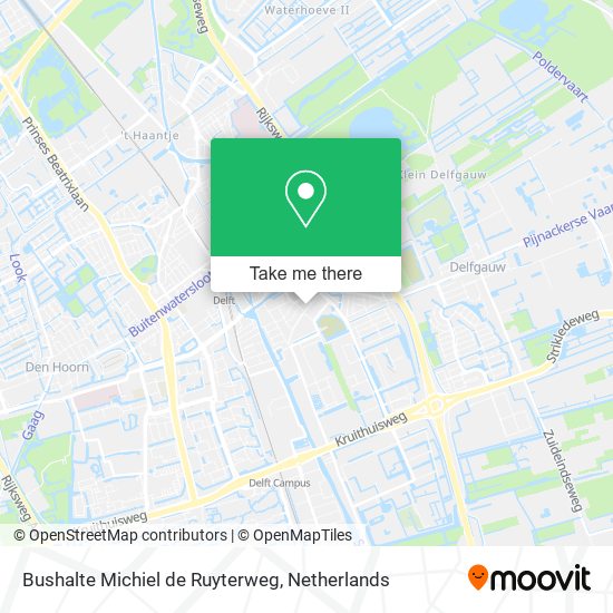 Bushalte Michiel de Ruyterweg map