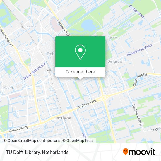 TU Delft Library map