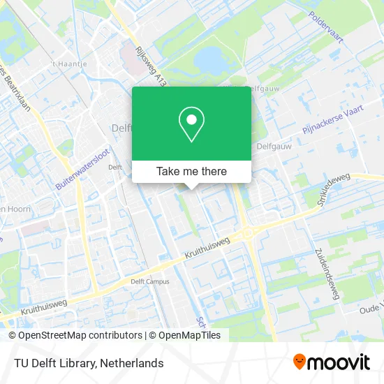 TU Delft Library map