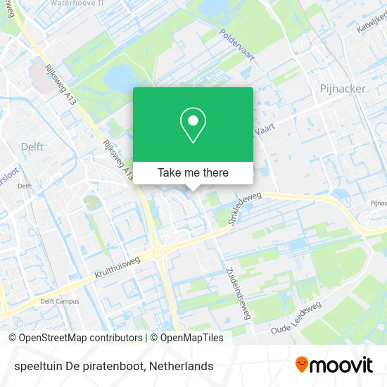 speeltuin De piratenboot map