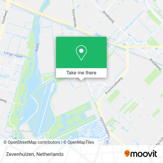 Zevenhuizen map