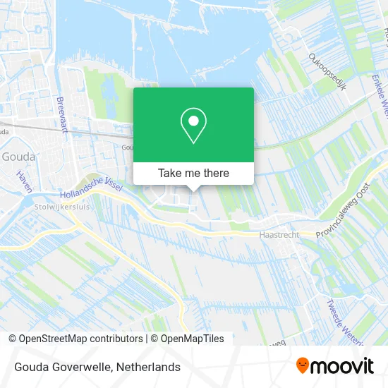 Gouda Goverwelle map