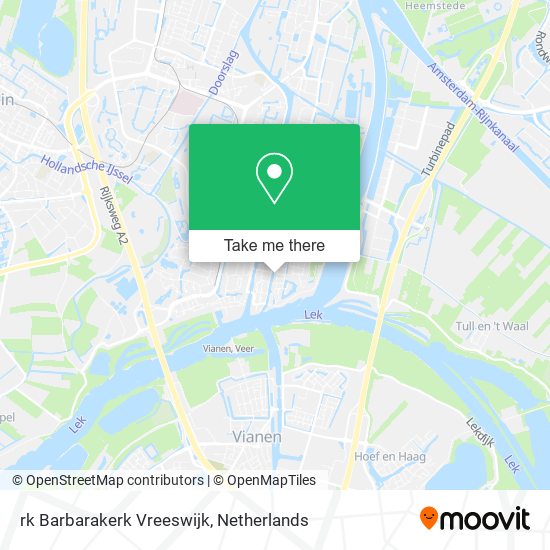 rk Barbarakerk Vreeswijk map