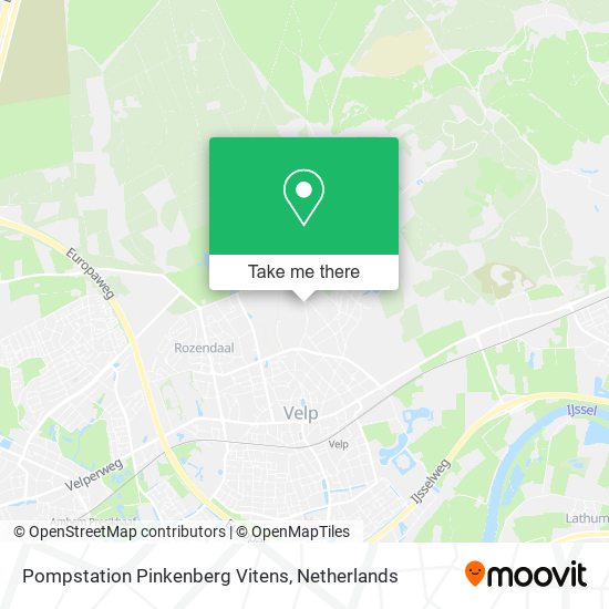 Pompstation Pinkenberg Vitens map