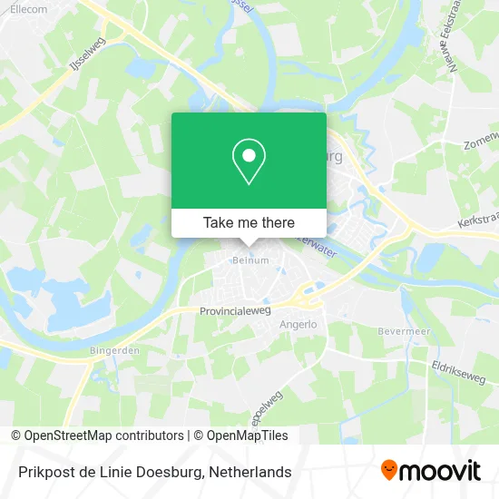 Prikpost de Linie Doesburg map