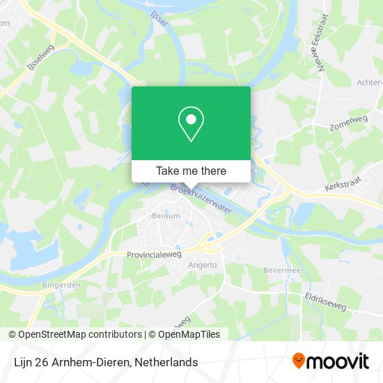Lijn 26 Arnhem-Dieren map
