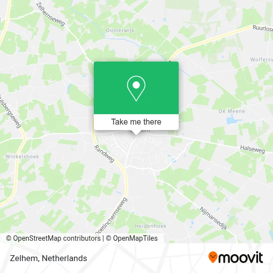 Zelhem map