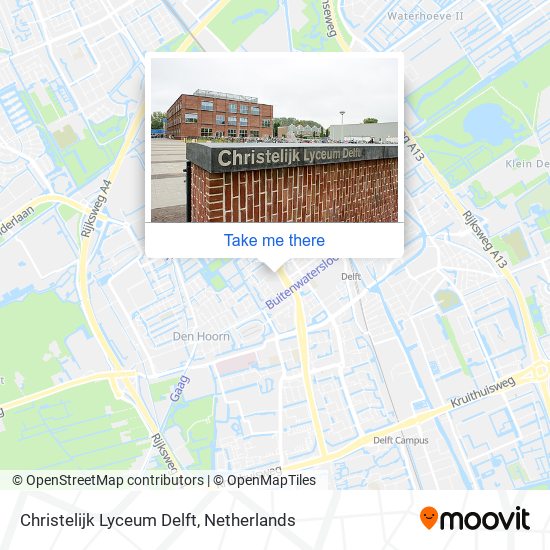 Christelijk Lyceum Delft Karte