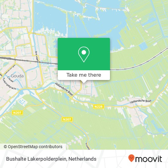 Bushalte Lakerpolderplein map