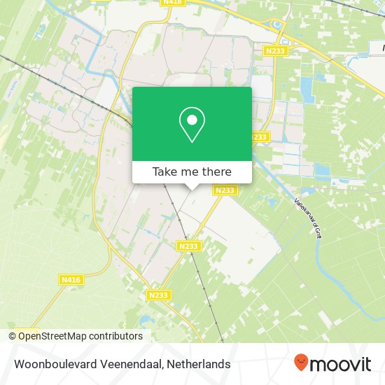 Woonboulevard Veenendaal map