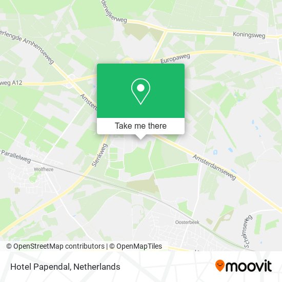 Hotel Papendal map