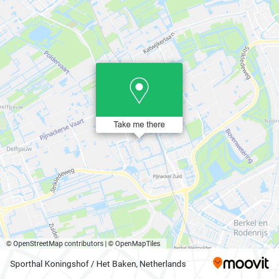 Sporthal Koningshof / Het Baken map