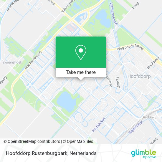 Hoofddorp Rustenburgpark Karte