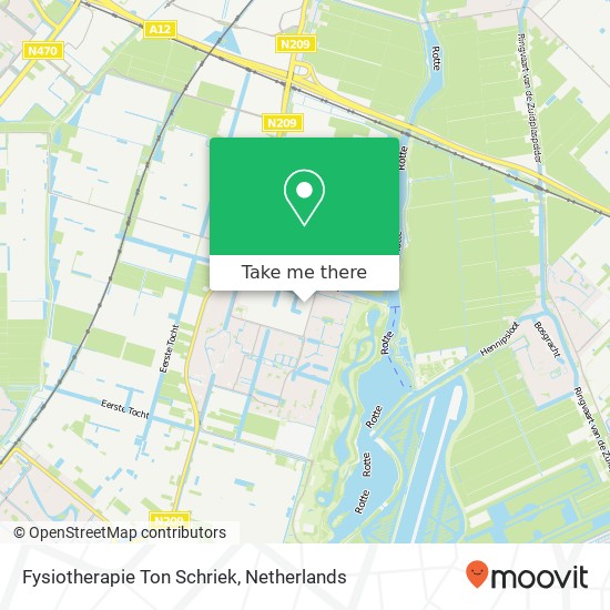 Fysiotherapie Ton Schriek map