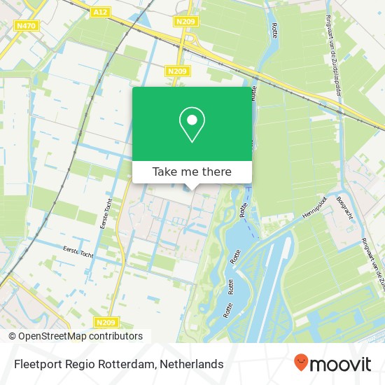 Fleetport Regio Rotterdam map