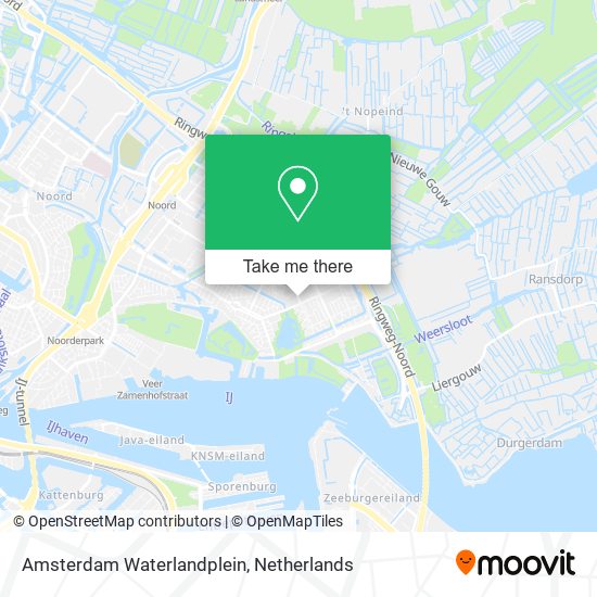 Amsterdam Waterlandplein map