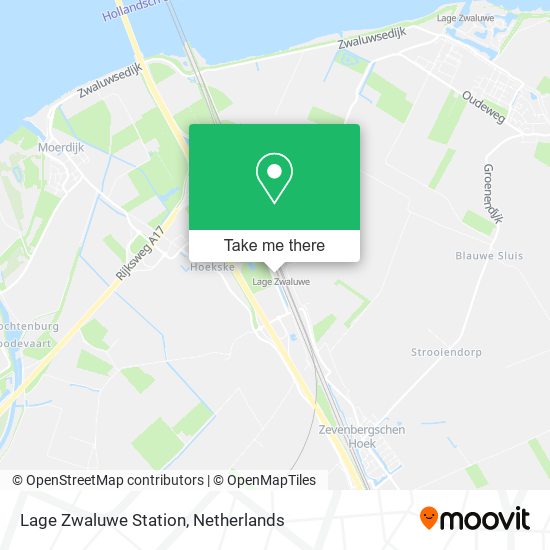 Lage Zwaluwe Station Karte