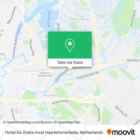 Hotel De Zoete Inval Haarlemmerliede Karte