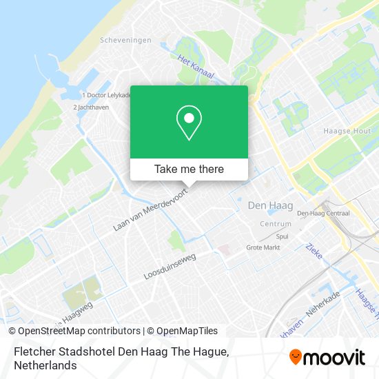 Fletcher Stadshotel Den Haag The Hague map