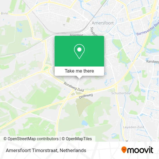 Amersfoort Timorstraat map