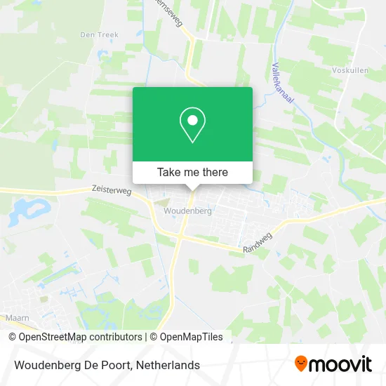 Woudenberg De Poort Karte