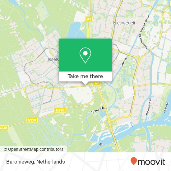 Baronieweg map