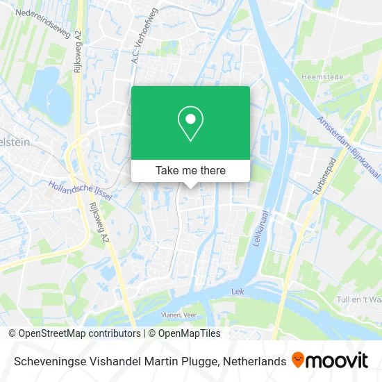 Scheveningse Vishandel Martin Plugge map