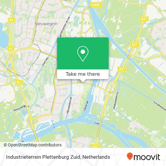 Industrieterrein Plettenburg Zuid Karte