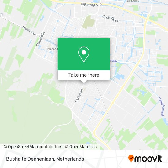 Bushalte Dennenlaan map