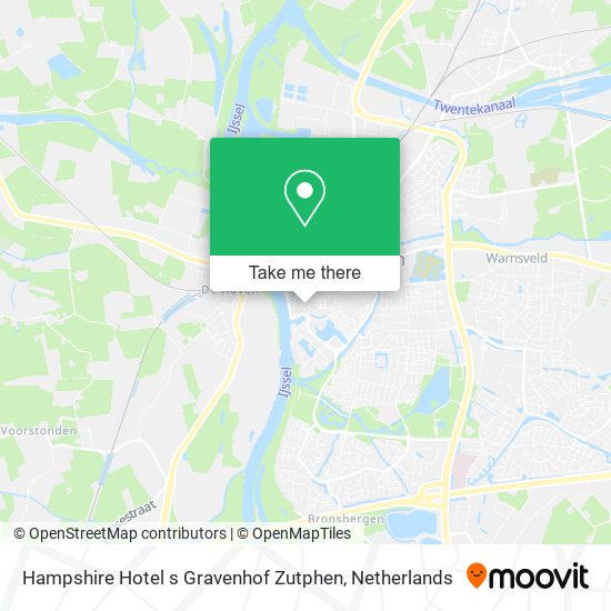 Hampshire Hotel s Gravenhof Zutphen map