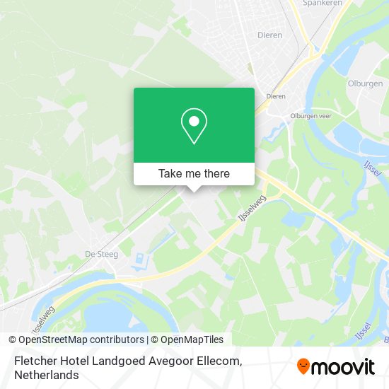 Fletcher Hotel Landgoed Avegoor Ellecom map