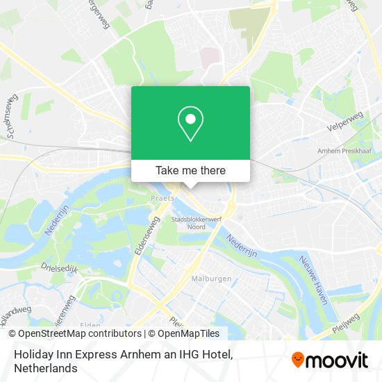 Holiday Inn Express Arnhem an IHG Hotel map