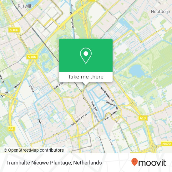 Tramhalte Nieuwe Plantage map