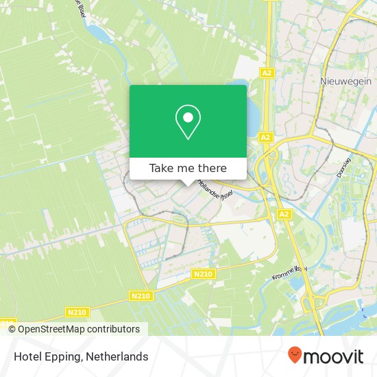 Hotel Epping map