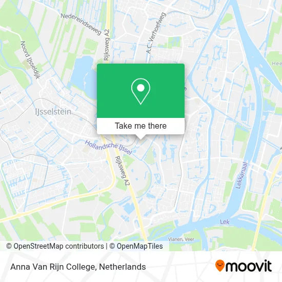 Anna Van Rijn College map