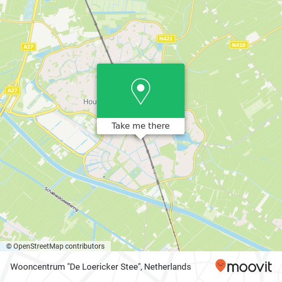 Wooncentrum "De Loericker Stee" map