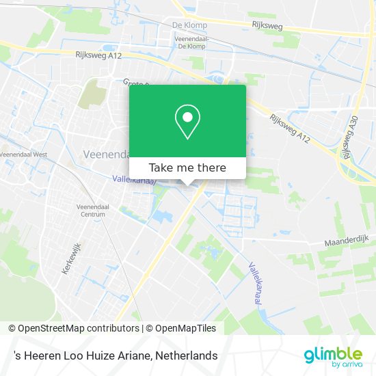 's Heeren Loo Huize Ariane map