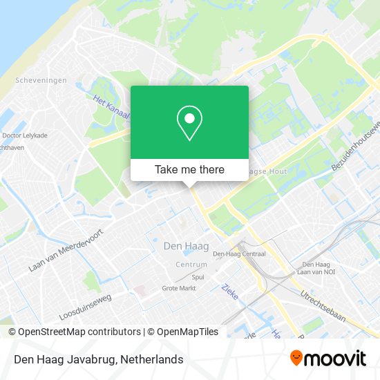 Den Haag Javabrug map