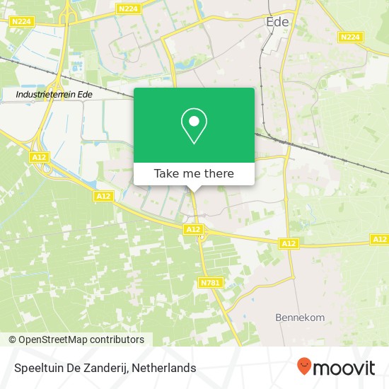 Speeltuin De Zanderij map