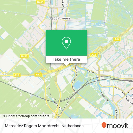 Mercedez Rogam Moordrecht map