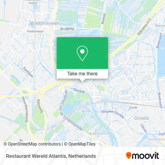 Restaurant Wereld Atlantis map