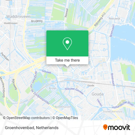 Groenhovenbad map