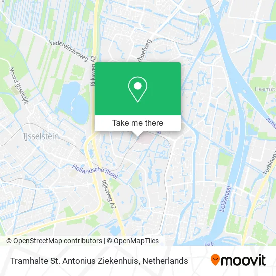 Tramhalte St. Antonius Ziekenhuis map