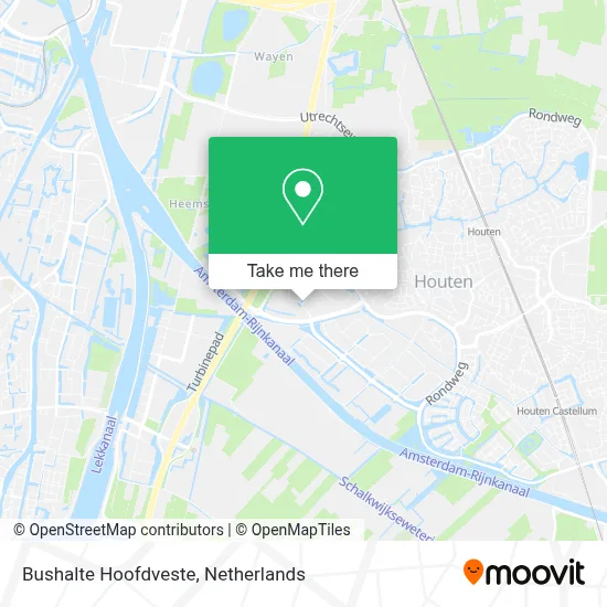 Bushalte Hoofdveste map
