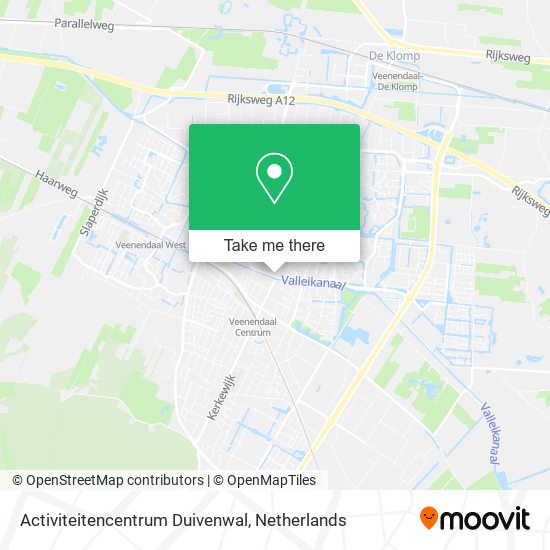 Activiteitencentrum Duivenwal map