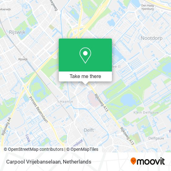 Carpool Vrijebanselaan Karte