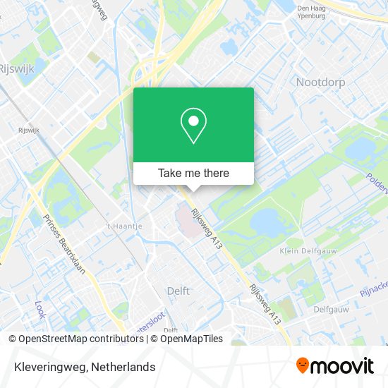 Kleveringweg map