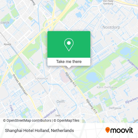 Shanghai Hotel Holland map