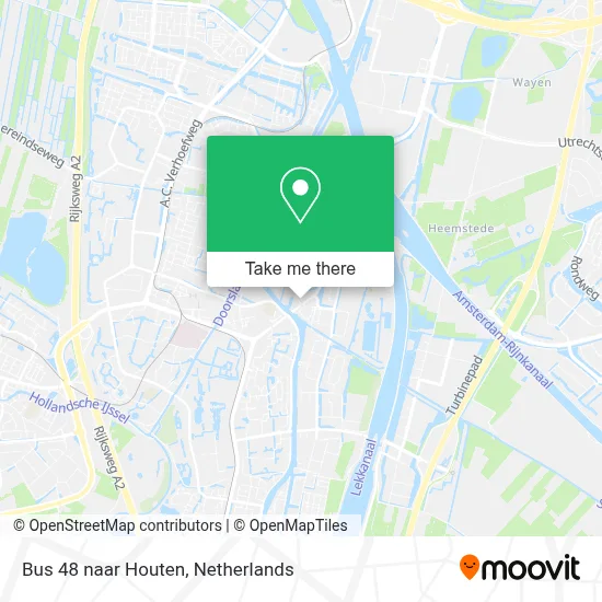 Bus 48 naar Houten map