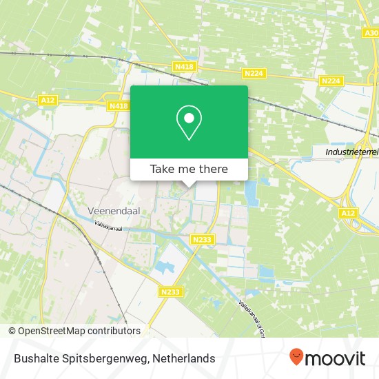 Bushalte Spitsbergenweg map